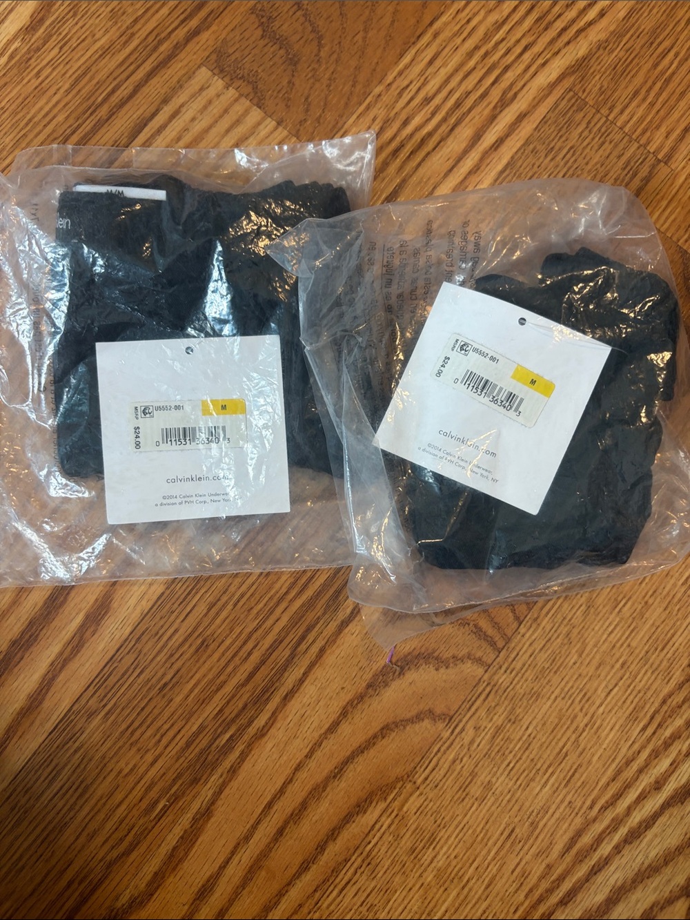 NWT Two Pairs of Black Calvin Klein Body Modal Men's Bikini Briefs - Picture 2 of 4